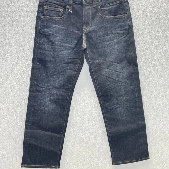 R13 Women's Boy Straight Cropped Jeans Avery Indigo Blue Size 24 – NWT - Picture 7 of 7